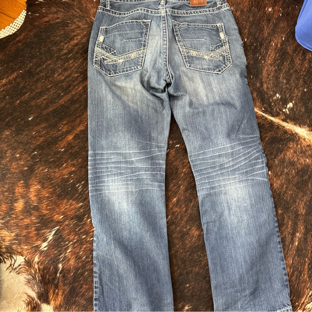 BUCKLE BKE Tyler Straight Leg Women’s Denim Jeans Size 32R Mint Condition! - Picture 5 of 9